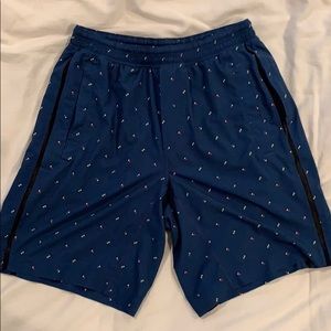Medium Lululemon Men’s Lined Running shorts 9”